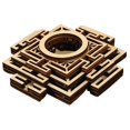 thumbnail image 1 of Lotus Ornament   No Odor Wonderful  Clear Carved Lotus Shape Display Base, 1 of 4