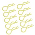 thumbnail image 3 of Ymiko RC Shell Clips Pins,RC Body Clips,10Pcs 8.3MM RC Car Shell Clip R‑Shape Metal Body Clips Pins for 1/5 1/6 1/8 1/10 RC Car, 3 of 8