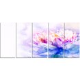 thumbnail image 2 of Blue Flower Watercolor - Floral Canvas Art print, 2 of 3