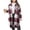 Pink, variant on Erwazi Women's Plaid Shacket Jacket oversized Button Down Long Shirt Jackets Fall Fashion Jacket with Flap Pocket