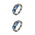 thumbnail image 2 of Decodeary Bague Vintage pour Femmes Adaptée à Diverses Occasions avec Cadeaux Classiques 8 2Ensemble, 2 of 6