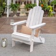 thumbnail image 5 of Patio Wood Adirondack Chair - White Wash, 5 of 5