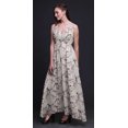 thumbnail image 3 of Bimba Robe Longue Maxi d'Été Imprimée à Col en V pour Femme, Tenue de Villégiature de Vacances - Moyen, 3 of 5