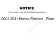 thumbnail image 2 of Transit Auto Front Complete Suspension Shocks Strut and Coil Spring Mount Assemblies Kit for Car 2003-2011 Honda Element - Left Right Side (Driver Passenger) K78A-100156, 2 of 2