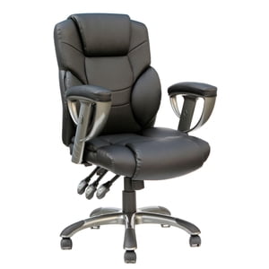 TygerClaw chaise de bureau en cuir bondé à l'arrière