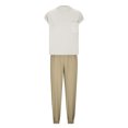 thumbnail image 3 of Timegard Ensembles Lounge pour Femmes 2 Pcs Hauts Courts Amples à Manches Cap Courtes Pantalons à Bas Resserré avec Poches Tenues, 3 of 4