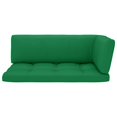 thumbnail image 3 of vidaXL Coussins de Palette 3 Pcs Tissu Vert, 3 of 5