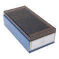 thumbnail image 2 of Index Card Box,Card File Holder Organizer Metal Base Heavy Duty Enlarged Space Transparent Plastic Sliding Design Credit Card Box For Index Cards Acrylic, 2 of 8