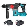 thumbnail image 1 of 2-Mode Brushless Electric Impact Hammer Drill 26mm Cordless Rotary Hammer Handheld Power Tools, 1 of 6