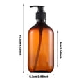 thumbnail image 2 of Refillable Lotion Shampoo Shower Gel Holder, 300ml/500ml, Plastic, Durable, Reusable, for Soap Dispensing, 2 of 4