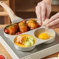 thumbnail image 1 of RKSTN Nonstick Frying Pan Three-Compartment Non-Stick Pan Kitchen Gadgets, 1 of 8