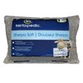 thumbnail image 1 of Serta Sherpa Grey Pillow - 20x26", 1 of 2