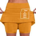 thumbnail image 4 of WEAIXIMIUNG Rallonge de Pantalon de Maternité Jupe-Short Taille Mi-Haute pour Femmes avec Poches / Jupe-Short Décontractée Active Deux Pièces, 4 of 7
