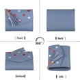 thumbnail image 2 of Youkk Elegant Women S Purse With Multiple Card Slots Exquisite Craft Hand Wallet Tassel Good Hand Feeling Blue 1Set, 2 of 6