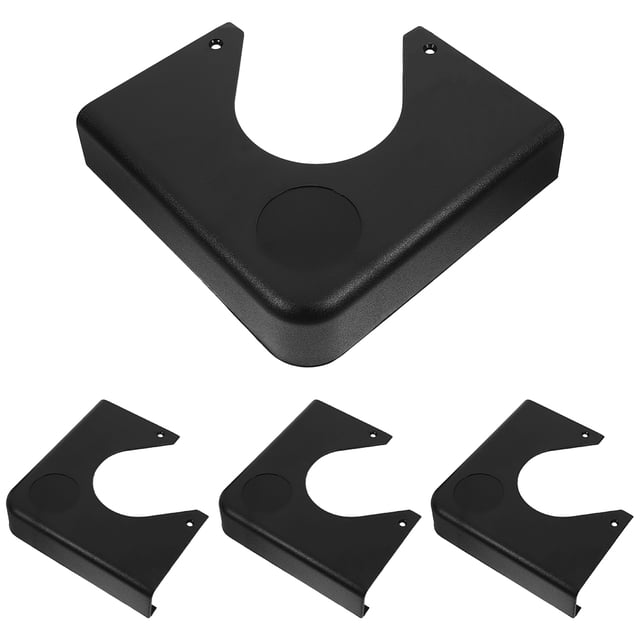 SHISUYAN 4 Pcs Plaque d'Angle de Billard Table de Billard d'Angle de Table de Billard Coin de Table de Billard Coin en Métal