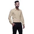 thumbnail image 2 of BESTMAN Cotton Formal Shirts For Men Slim Fit Printed Full Sleeve Shirts For Men, 2 of 5