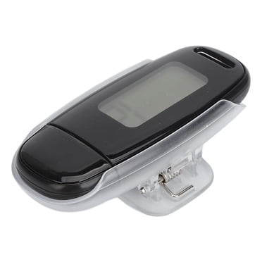 Podomètres, Podomètre Simple à Chargement USB Podomètre Rétroéclairé Podomètre à Détection de Mouvement à 360 Degrés et Corde à Clip
