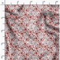 thumbnail image 2 of Soimoi Red Modal Satin Fabric Scorpions Insects Printed Fabric 1 Yard 42 Inch Wide, 2 of 6