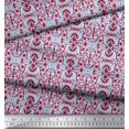 thumbnail image 2 of Soimoi Rayon Fabric Damask Ethnic Print Sewing Fabric Yard 56 Inch Wide, 2 of 3
