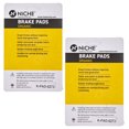 thumbnail image 2 of Niche Rear Brake Pad Set for Yamaha YZF R6S Organic Motorcycle 2 Pack 519-KPA2495D, 2 of 5