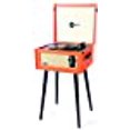thumbnail image 3 of Arkrocket Tourne-Disque Rétro Bluetooth à 3 Vitesses avec Haut-Parleurs Intégrés et Pieds Amovibles (Orange), 3 of 15