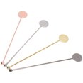 thumbnail image 1 of Bartending Tools,4pcs Stainless Steel Cocktail Cocktail Drink Swizzle Stick Stainless Steel Beverage Stick Top-Notch Performance, 1 of 8