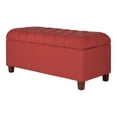 thumbnail image 1 of HomePop Ainsley Button Tufted Storage Bench, Multi, 1 of 14