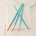 thumbnail image 3 of Royal & Langnickel - 4pc Gold Taklon All Media Round Variety Paint Brush Set, 3 of 6