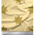 thumbnail image 1 of Soimoi Rayon Fabric Floral Mandala Block Print Sewing Fabric Yard 42 Inch Wide, 1 of 1