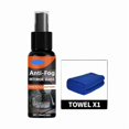 thumbnail image 3 of weibbin Anti Fog Glass Spray 100ml with Towel, Long Lasting Defogger for Car Windshield Mirror, Indoor Window Cleaner, 3 of 8
