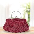 thumbnail image 5 of Sac à Main de Souper à Motif floral avec Paillettes Perlées, Pochette, 5 of 5