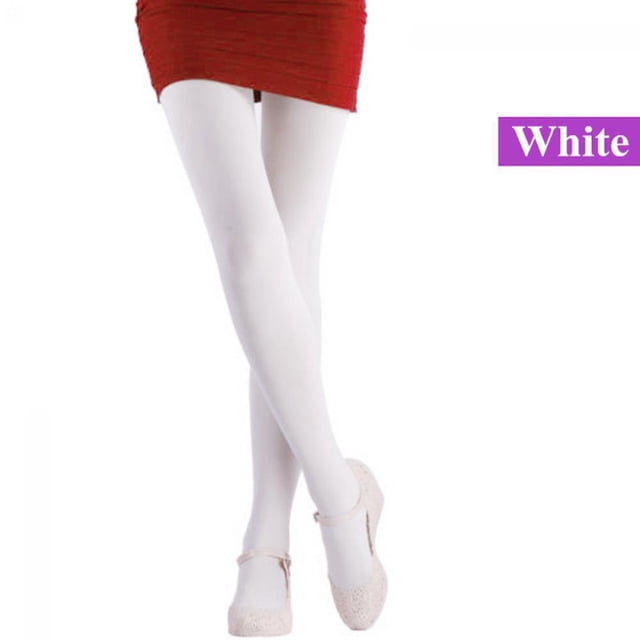 Kmbangi Chaussettes Opaques pour Femmes Couleurs Bonbons Collants Collants de Printemps