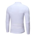 thumbnail image 3 of CEHVOM Nouvelle Chemise de Base pour Hommes à Col Montant Automne et Hiver, 3 of 6