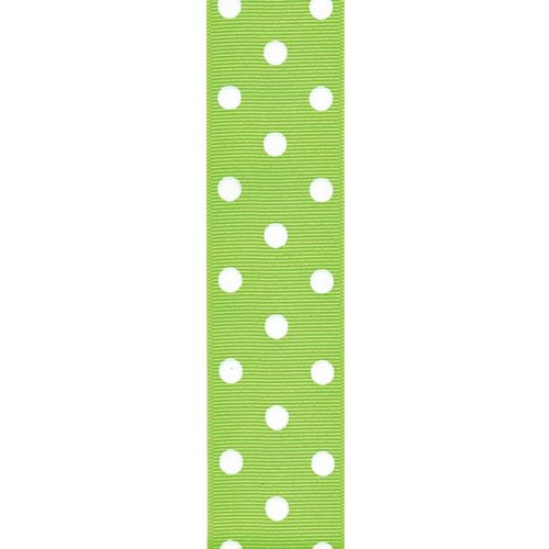 Ruban Grosgrain à pois Offray 39 mm