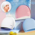 thumbnail image 3 of Silicone Swimming Cap For Adults Waterproof Swim Cap Cap For Unisex Elastic Y4S9, 3 of 8