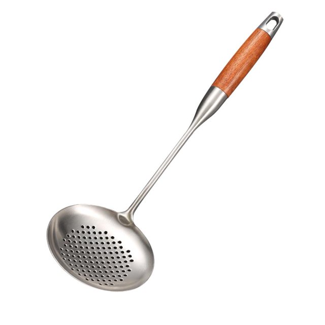 RYGRZJ Stainless Steel Wok Spatula Ladle Set Long Handle Wok Spatula/Turner & Ladle`