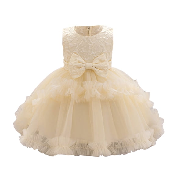 FhsagQ Dresses Girls Christmas Dresses 5T Formal Toddler Girls Sleeveless Prints Dress Dance Party Dresses Clothes Christmas Dresses for Girls 7-8 Years Old Fancy Yellow 3-4 Years