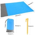thumbnail image 3 of Dvkptbk Beach Blanket Large Beach Blanket Picnic Blanket Floor Mat Folding Outdoor Camping Camping & Hiking, 3 of 9