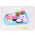 thumbnail image 4 of 17PCS Artificial Food Set Pretend Play Artificial Dessert Kitchen Toy for Kids, 4 of 6