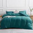 thumbnail image 1 of Duvet Cover Queen -Piece Prewashed Ultra Soft Queen Bedding Set - Features Zipper Closure and Corner Ties Includes Duvet Cover x Pillowcases No Comforter, 1 of 7