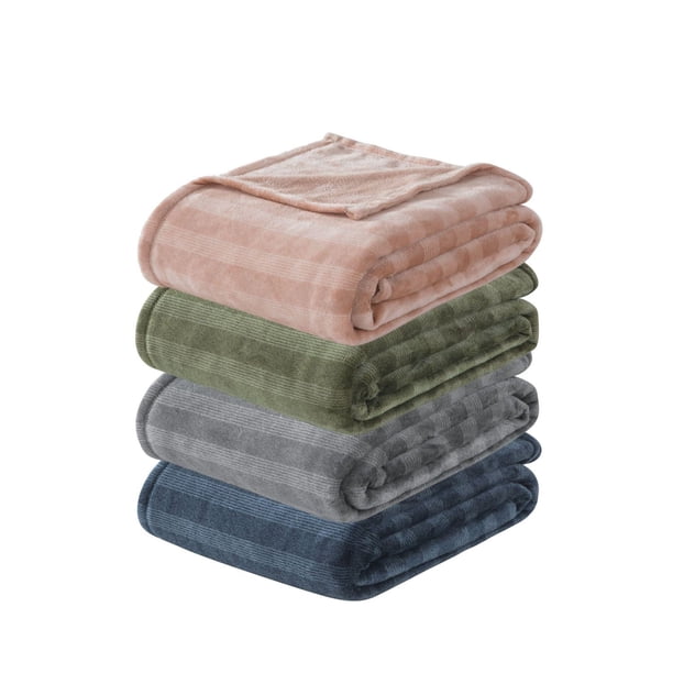 Mainstays Cationic Plush Blanket, Size: Twin - Double/Queen