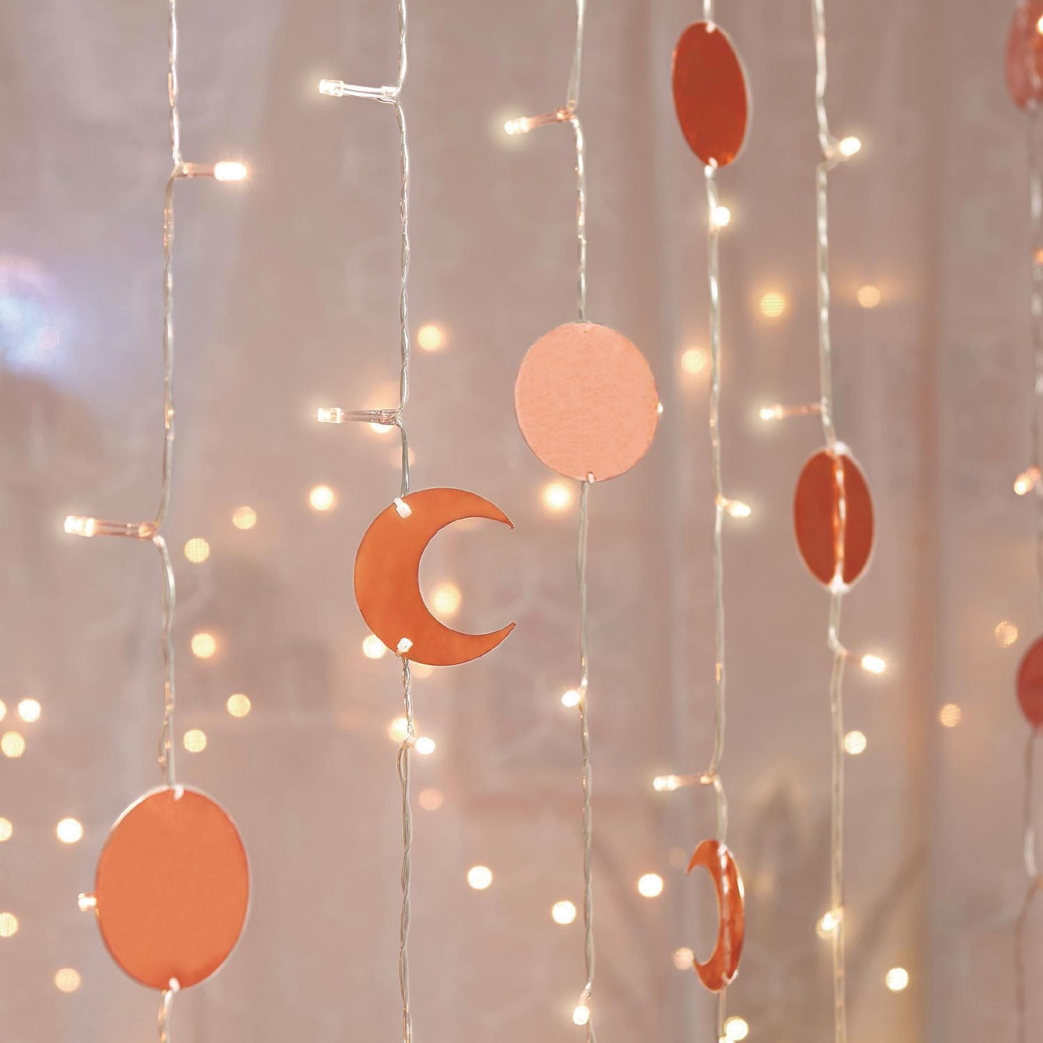 Merkury Metallic Celestial Curtain Lights