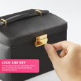 thumbnail image 3 of Jewelry Box - Jewelry Box - Jewelry Box - Jewelry Box for Watches, Rings and Chains - with Many Compartments, 3 of 4