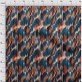 thumbnail image 4 of oneOone Cotton Flex Teal Blue Fabric Ikat Fabric For Sewing Printed Craft Fabric By The Yard 40 Inch Wide, 4 of 4