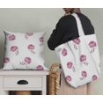 thumbnail image 5 of Soimoi White Rayon Crepe Fabric Grandiflora Roses Floral Fabric Prints By Yard 46 Inch Wide, 5 of 5