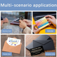 thumbnail image 5 of 100 Pcs Cartes de Sublimation pour Affaires en Métal Aluminium Double Face, 5 of 5