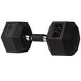 thumbnail image 4 of PRISP Haltère Hexagonal en Caoutchouc - Poids à Main en Fonte pour Gym à la Maison, Exercice et Mise en Forme avec Poignée en Caoutchouc; Vendu à l'Unité, 4 of 8