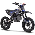 thumbnail image 1 of MotoTec Thunder Moto Tout-Terrain à Essence pour Enfants 50cc 2 Temps Bleu, 1 of 4