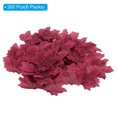 thumbnail image 3 of Unique Bargains Artificial Leaves Fall Maple Autumn Fake Leaf Decoration, Burgundy 300 Pack, 3 of 5