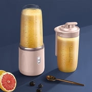 UsRHHA Portable Blender Cup 400ml USB Charging, Personal Smoothie Maker with Travel Lid, Mini Juicer Shaker Bottle for Shakes